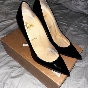 Louboutin Décolleté patent leather pumps Size 38.5 (8.5)